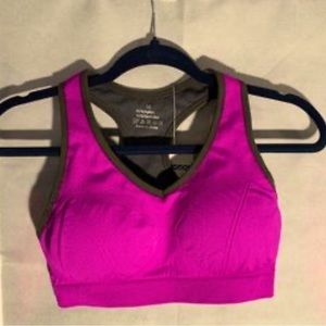 Baomosi-SportsBra-Wirefree-Seamless-Racerback-Yoga-Comfy-purple-pink-gym-support